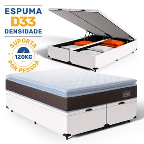 1 Branco Bau Aberto Fechado Tag Unica Comfort Lux